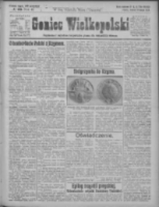 Goniec Wielkopolski: najtańsze pismo codzienne dla wszystkich stanów 1925.02.10 R.48 Nr33