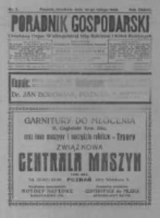 Poradnik Gospodarski. Pismo Tygodniowe. 1926.02.14 R.37 nr7