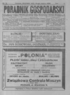 Poradnik Gospodarski. Pismo Tygodniowe. 1926.03.14 R.37 nr11