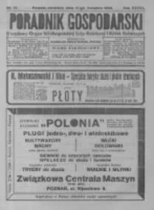 Poradnik Gospodarski. Pismo Tygodniowe. 1926.04.11 R.37 nr15