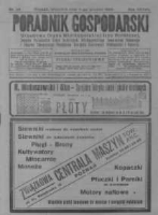 Poradnik Gospodarski. Pismo Tygodniowe. 1926.12.05 R.37 nr49