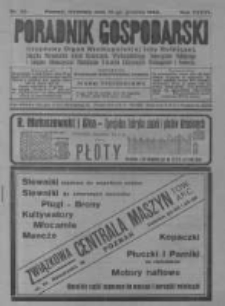 Poradnik Gospodarski. Pismo Tygodniowe. 1926.12.12 R.37 nr50