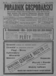 Poradnik Gospodarski. Pismo Tygodniowe. 1926.12.19 R.37 nr51