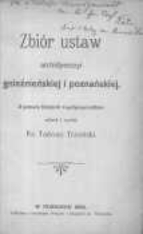 Zbiór ustaw archidyecezyi gnieźnieńskiej i poznańskiej