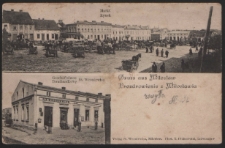 Gruss aus Miloslaw: Markt, Gaschäftshaus St. Wroniewicz