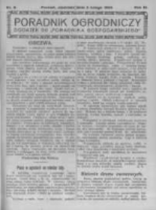 Poradnik Ogrodniczy. 1922.02.06 R.3 nr6