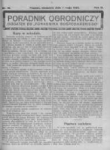 Poradnik Ogrodniczy. 1922.05.07 R.3 nr19