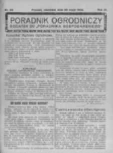 Poradnik Ogrodniczy. 1922.05.28 R.3 nr22