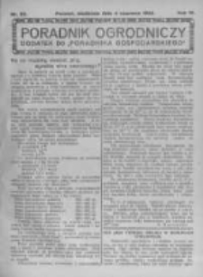 Poradnik Ogrodniczy. 1922.06.04 R.3 nr23