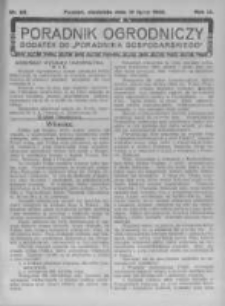 Poradnik Ogrodniczy. 1922.07.16 R.3 nr29