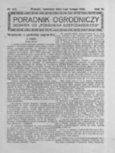 Poradnik Ogrodniczy. 1925.02.01 R.6 nr4-5
