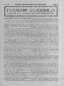 Poradnik Ogrodniczy. 1925.03.01 R.6 nr8-9