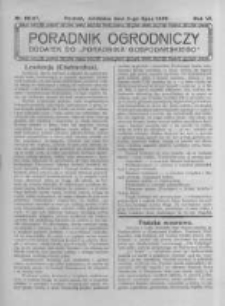Poradnik Ogrodniczy. 1925.07.05 R.6 nr26-27