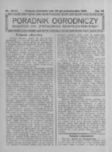 Poradnik Ogrodniczy. 1925.10.25 R.6 nr42-43
