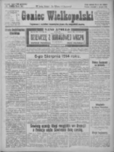 Goniec Wielkopolski: najtańsze pismo codzienne dla wszystkich stanów 1925.08.06 R.48 Nr180