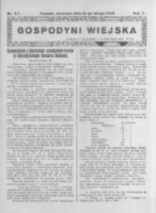 Gospodyni Wiejska. 1926.02.14 R.11 nr6-7
