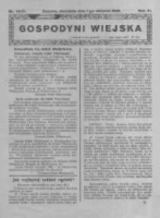 Gospodyni Wiejska. 1926.08.01 R.11 nr30-31