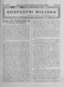 Gospodyni Wiejska. 1926.12.05 R.11 nr48-49