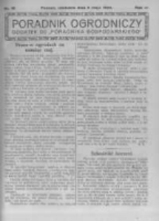 Poradnik Ogrodniczy. 1923.05.06 R.4 nr18