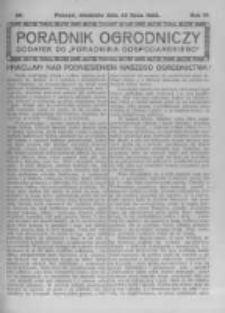 Poradnik Ogrodniczy. 1923.07.22 R.4 nr29