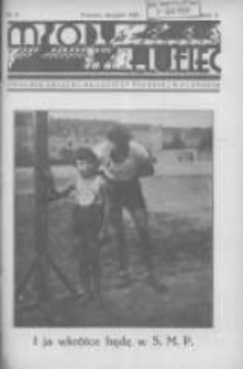 Młody Hufiec: okólnik Związku Młodzieży Polskiej w Poznaniu 1931 sierpień R.5 Nr8