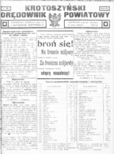 Krotoszyński Orędownik Powiatowy 1920 R.72 Nr66