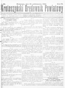 Krotoszyński Orędownik Powiatowy 1920.10.15 R.72 Nr82