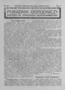 Poradnik Ogrodniczy. 1924.04.06 R.5 nr14