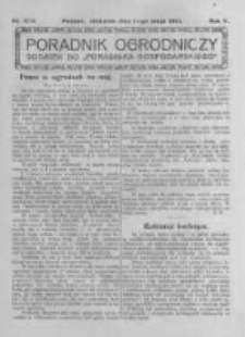 Poradnik Ogrodniczy. 1924.05.11 R.5 nr18-19