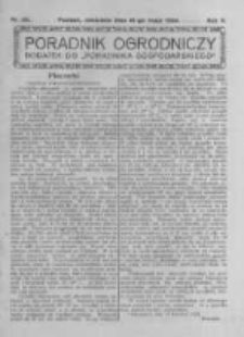 Poradnik Ogrodniczy. 1924.05.18 R.5 nr20