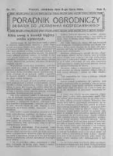 Poradnik Ogrodniczy. 1924.07.06 R.5 nr27