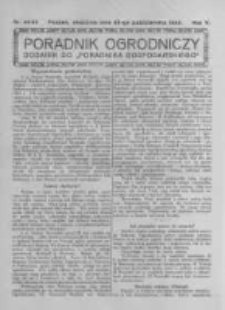 Poradnik Ogrodniczy. 1924.10.26 R.5 nr42-43