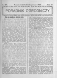 Poradnik Ogrodniczy. 1926.03.14 R.7 nr10-11