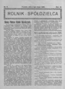 Rolnik Spółdzielca. 1926.05.02 R.3 nr9