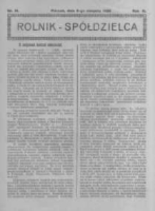 Rolnik Spółdzielca. 1926.08.08 R.3 nr16