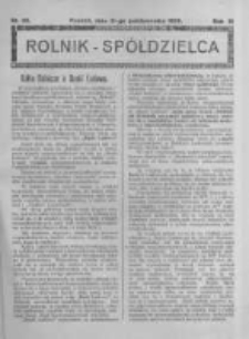 Rolnik Spółdzielca. 1926.10.31 R.3 nr22