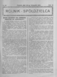 Rolnik Spółdzielca. 1926.11.28 R.3 nr24