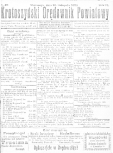Krotoszyński Orędownik Powiatowy 1920.11.13 R.72 Nr87