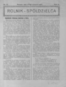 Rolnik Spółdzielca. 1927.06.26 R.4 nr13