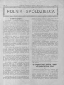 Rolnik Spółdzielca. 1928.07.08 R.5 nr14
