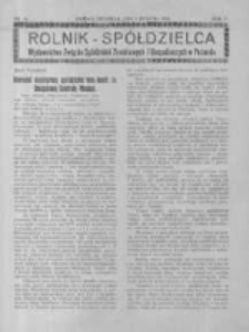 Rolnik Spółdzielca. 1928.08.05 R.5 nr16