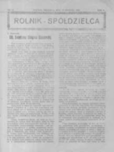 Rolnik Spółdzielca. 1928.08.19 R.5 nr17