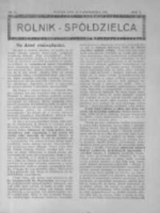 Rolnik Spółdzielca. 1928.10.28 R.5 nr22