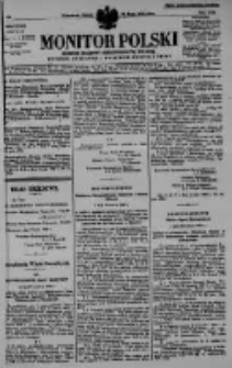 Monitor Polski. Dziennik Urzędowy Rzeczypospolitej Polskiej. 1930.05.10 R.13 nr108