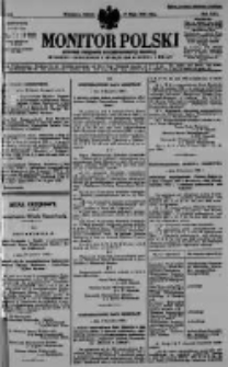 Monitor Polski. Dziennik Urzędowy Rzeczypospolitej Polskiej. 1930.05.17 R.13 nr114