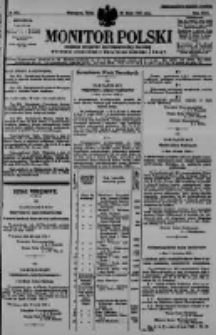 Monitor Polski. Dziennik Urzędowy Rzeczypospolitej Polskiej. 1930.05.21 R.13 nr117