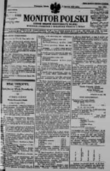 Monitor Polski. Dziennik Urzędowy Rzeczypospolitej Polskiej. 1930.06.07 R.13 nr131