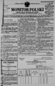 Monitor Polski. Dziennik Urzędowy Rzeczypospolitej Polskiej. 1930.06.12 R.13 nr134