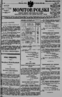 Monitor Polski. Dziennik Urzędowy Rzeczypospolitej Polskiej. 1930.06.21 R.13 nr141