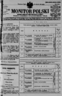 Monitor Polski. Dziennik Urzędowy Rzeczypospolitej Polskiej. 1930.06.25 R.13 nr144